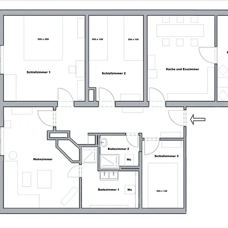 Riverhaus 2 Appartement *